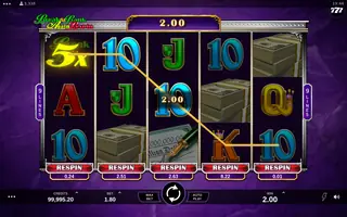 Break Da Bank Again Respin – Winning spin