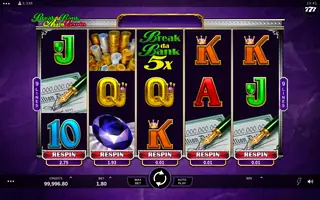 Break Da Bank Again Respin – Feature in play
