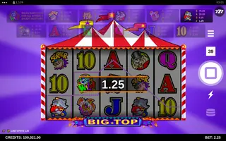 Big Top – Winning spin