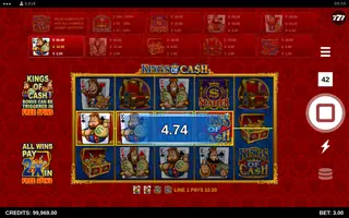 Kings of Cash – Winning spin