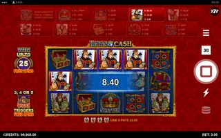 Kings of Cash – Winning spin
