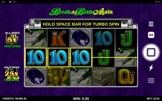 Break da Bank Again – Winning spin