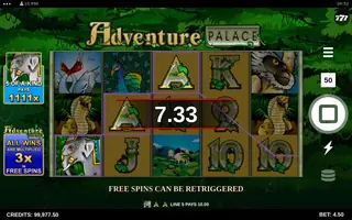 Adventure Palace – Winning spin