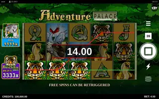 Adventure Palace – Winning spin