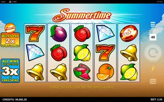 Summertime – Free spins