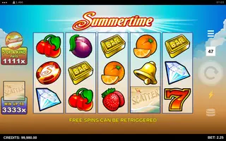 Summertime – Free spins