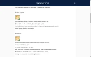 Summertime – Game rules