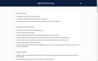 Age of Discovery – Game rules