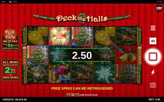 Deck the Halls – Winning spin