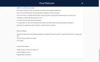 Pure Platinum – Game rules