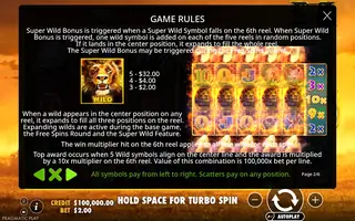 Hot Safari – Game rules