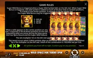 Hot Safari – Game rules