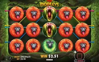 7 Monkeys – Winning spin