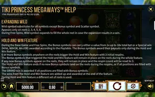 Tiki Princess Megaways – Game rules
