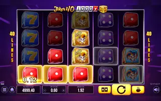 Joker 40 1000 Dice – Winning spin