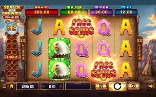 Snatch the Dreams: Hold and Win – Feature in play