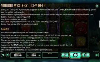 Voodoo Mystery Dice – Game rules