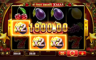81 Fruit Awards Xmas – Winning spin