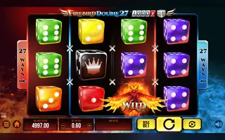 Firebird Double 27 1000 DIce – Feature in play