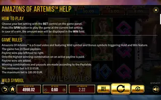 Amazons of Artemis – Game rules