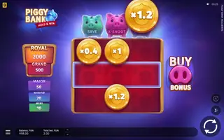 Piggy Bank Hold & Win – Bonus round