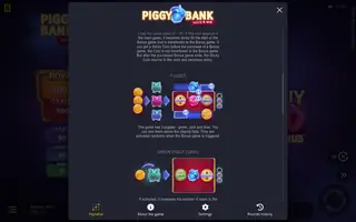 Piggy Bank Hold & Win – Game rules