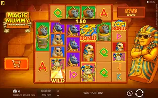 Magic Mummy MEGAWAYS – Winning spin
