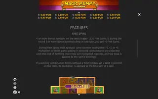 Magic Mummy MEGAWAYS – Game rules