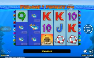 Fishin’ Frenzy: Even Bigger Catch – Free spins