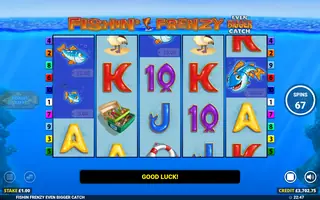 Fishin’ Frenzy: Even Bigger Catch – Free spins