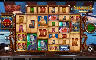 Vikings Unleashed Megaways – Base game