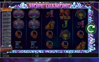 Hope Diamond – Feature in play