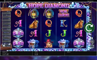 Hope Diamond – Feature in play
