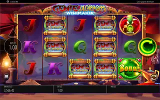 Genie Jackpots Wishmaker – Base game