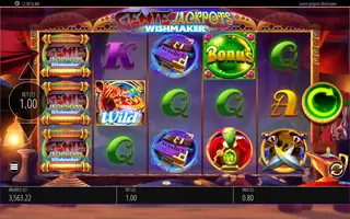 Genie Jackpots Wishmaker – Winning spin