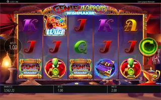 Genie Jackpots Wishmaker – Winning spin