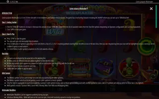 Genie Jackpots Wishmaker – Game rules
