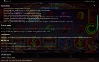 Genie Jackpots Wishmaker – Game rules