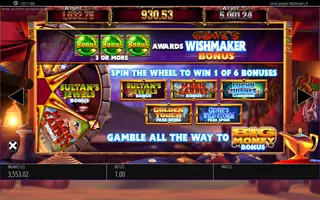 Genie Jackpots Wishmaker Jackpot King – Game rules