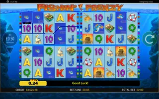 Fishin Frenzy Power 4 Slots – Winning spin