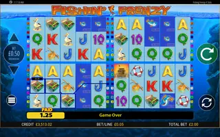 Fishin Frenzy Power 4 Slots – Winning spin