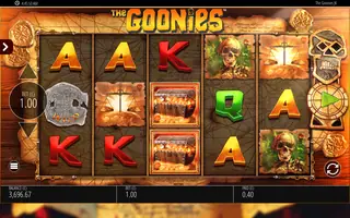 The Goonies Jackpot King – Winning spin