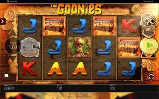 The Goonies Jackpot King – Winning spin