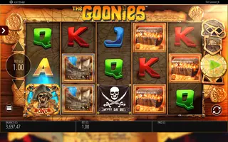 The Goonies Jackpot King – Feature in play