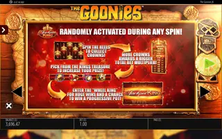 The Goonies Jackpot King – Game rules