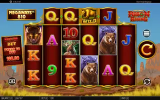 Bison Rising Megaways – Feature in play