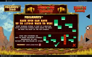Bison Rising Megaways – Game rules