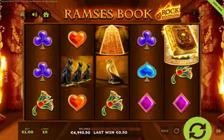 Ramses Book Rock Edition – Winning spin