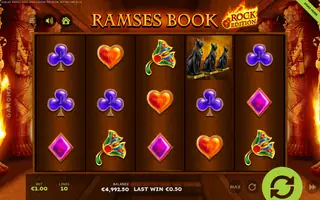 Ramses Book Rock Edition – Winning spin