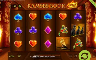 Ramses Book Rock Edition – Winning spin